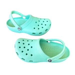 Crocs‎ Unisex Adult Classic Clogs Size M 5 W 7 Tropical Teal Green